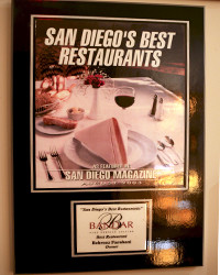 2003 - SD Mag - Best Restaurants