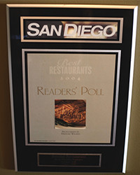 2004 - SD Mag - Best Restaurants