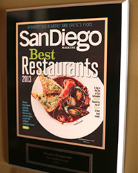 2013 - SD Mag - Best Restaurants